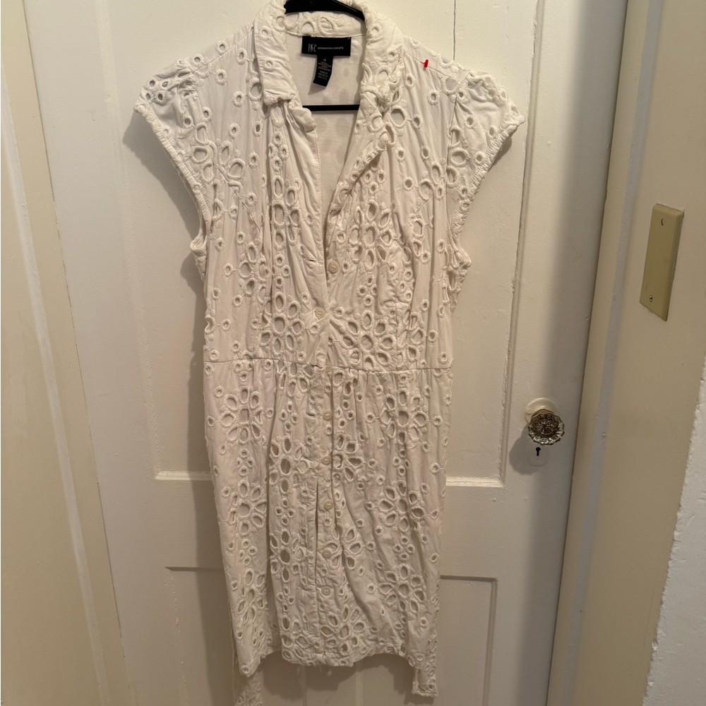 White Eyelet Dress
